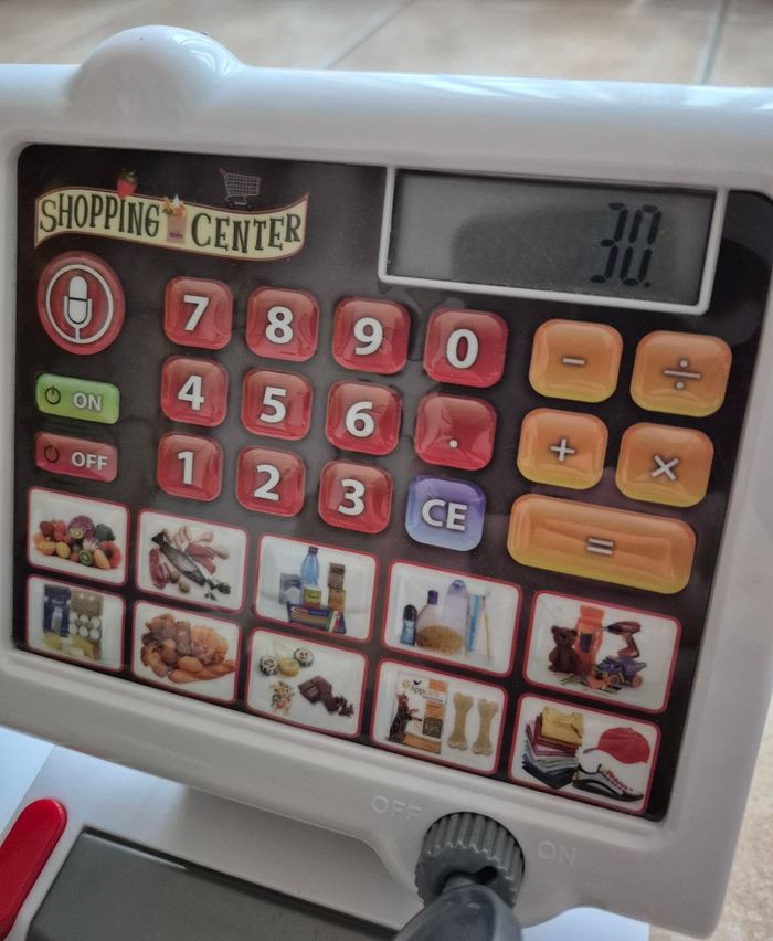 Caisse enregistreuse et balance à fruits klein - photo numéro 2