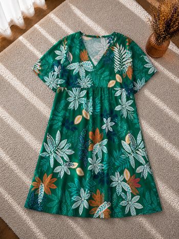 Robe jungle mystique tropicale vert et multicolore Femme taille 54 marque Missguided 👜