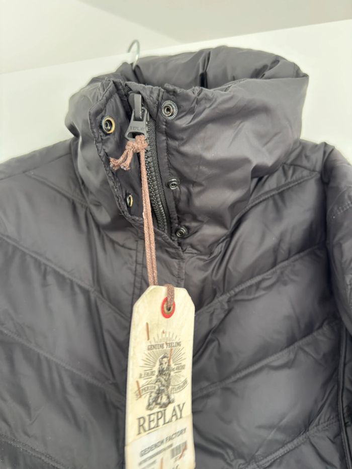 Blouson veste en duvet Replay noir en S NEUVE - photo numéro 6