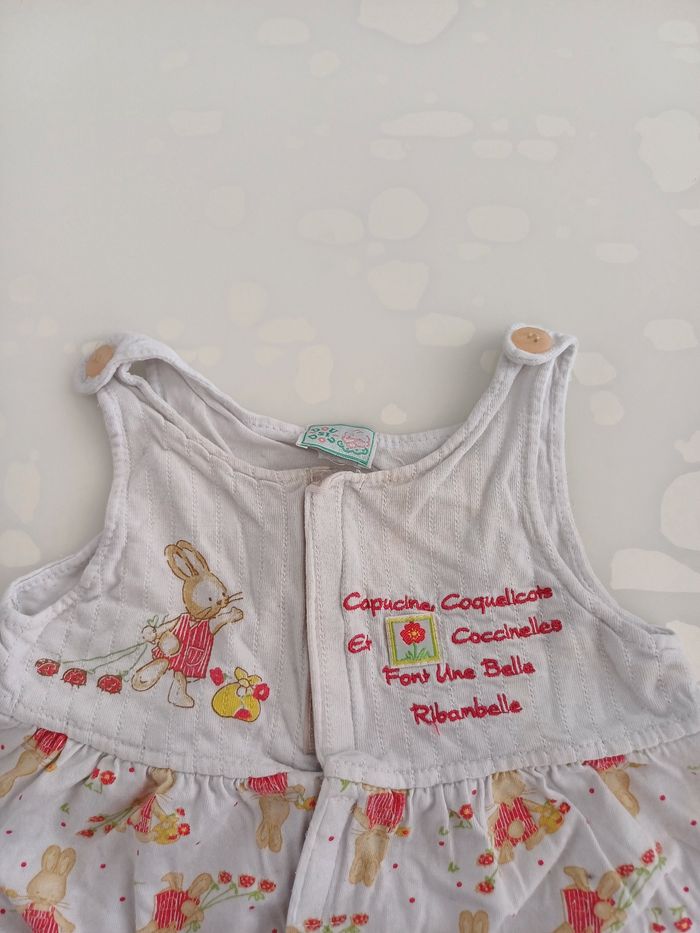 Combishort bébé fille été taille 6 mois - photo numéro 2