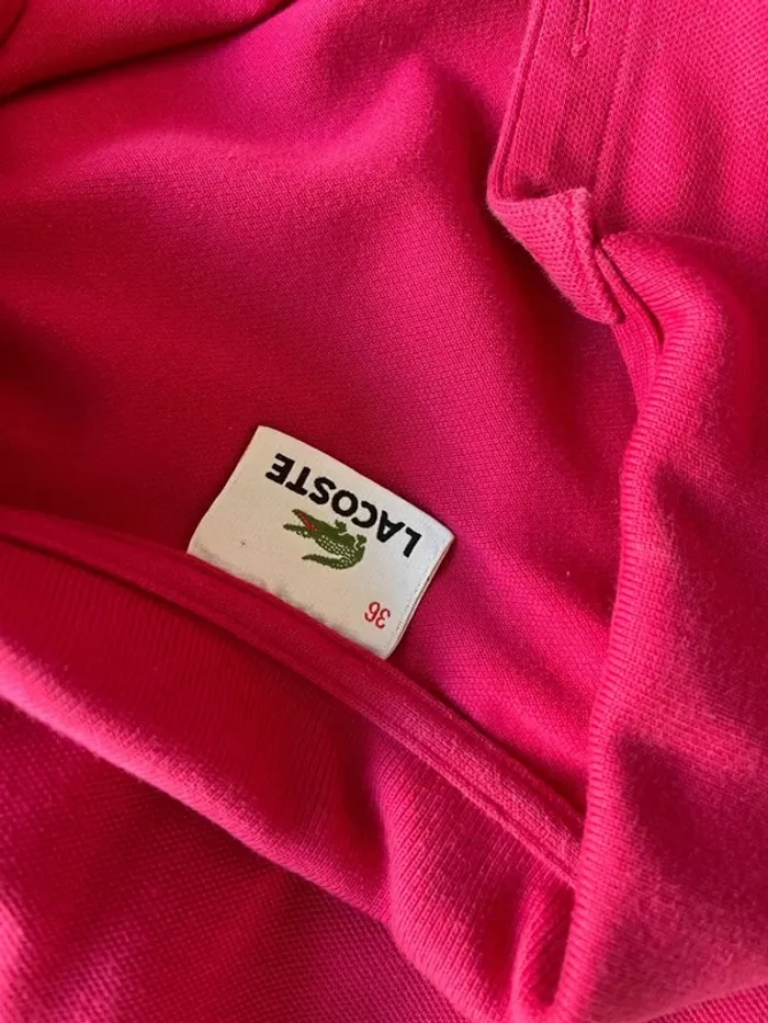Polo Lacoste Vintage Devanlay 🌸 36 S - photo numéro 6
