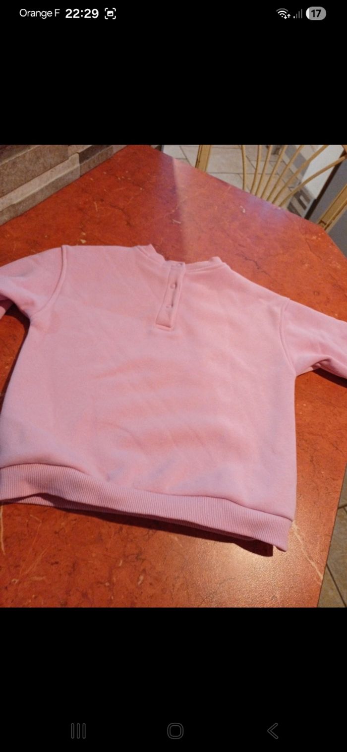 Sweat fille taille 36 mois - photo numéro 3