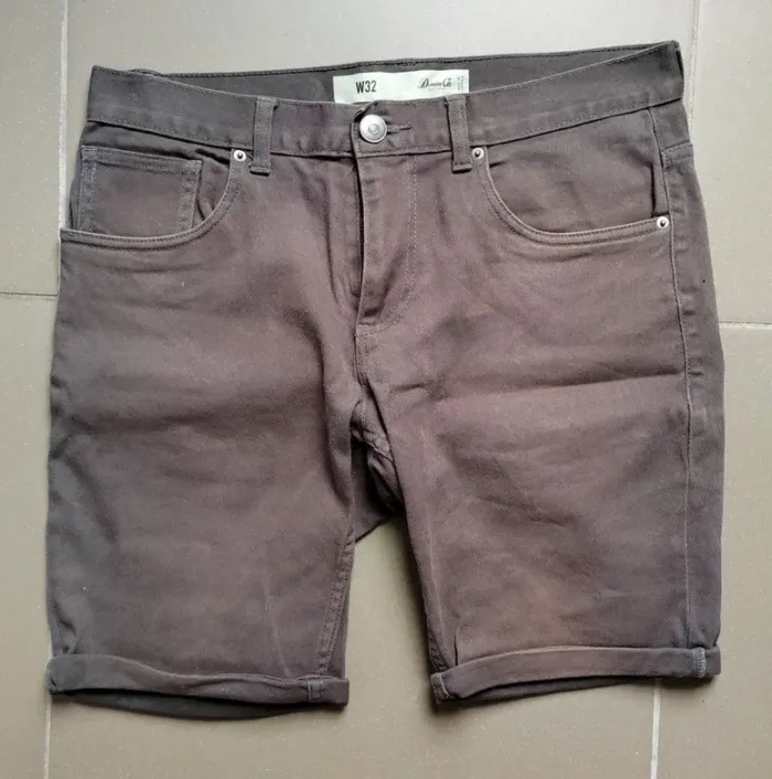 Short en jean Marron - W32 - Taille 42