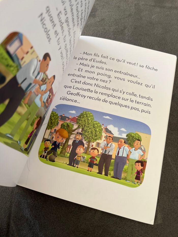 Livre ce1 ce2 le petit Nicolas le match de foot - photo numéro 2