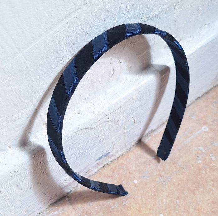Lot 12 serre-tête noir et bleu - photo numéro 3