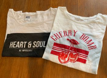 Lot 2 te shirt MC taille M
