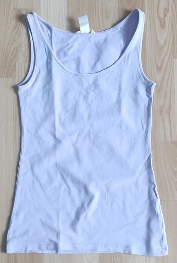 Débardeur lilas pastel basique coton S