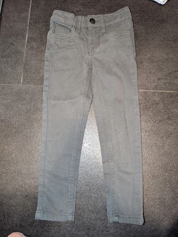 Pantalon slim gris fille 3 ans NEUF