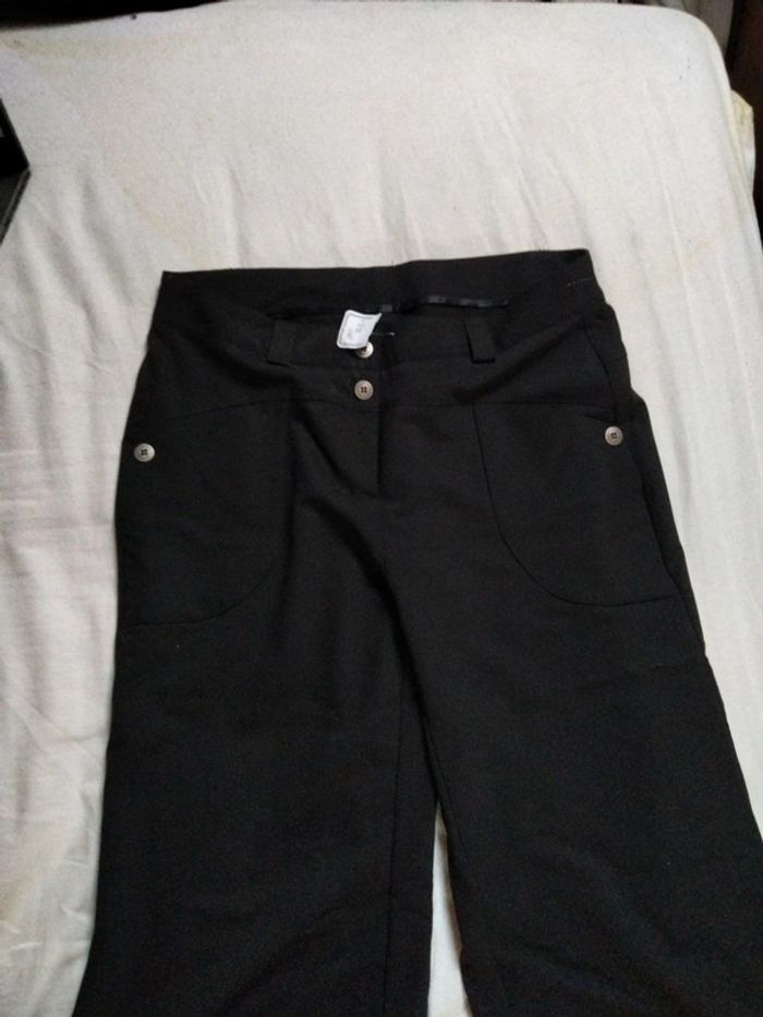Pantalon de costume noir T42 - photo numéro 2