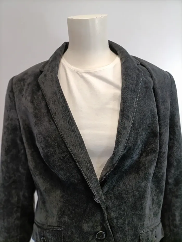 Veste Blazer Femme - élégant intemporel - Burton of London - 42 - Velours côtelé - photo numéro 6