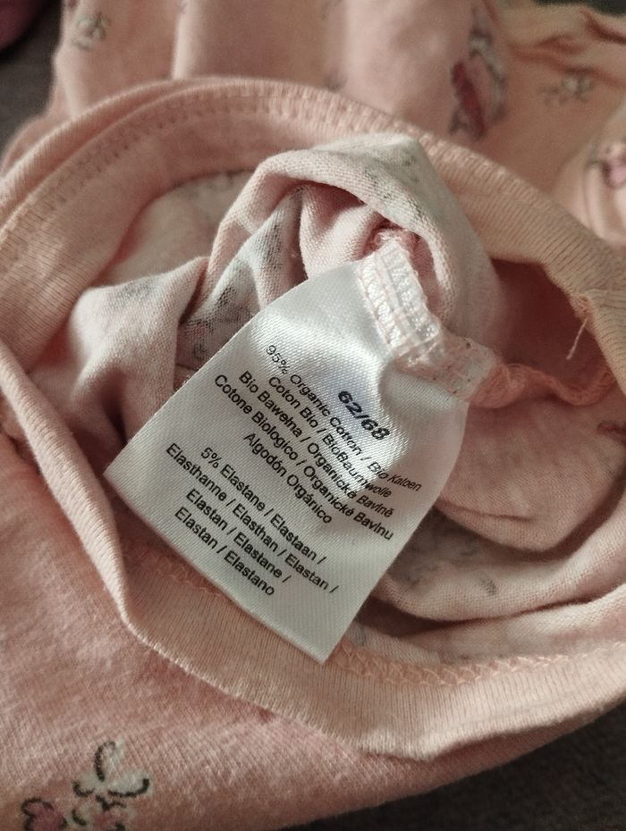 Lot 2 body manches longues Tex 6/9 mois - photo numéro 4