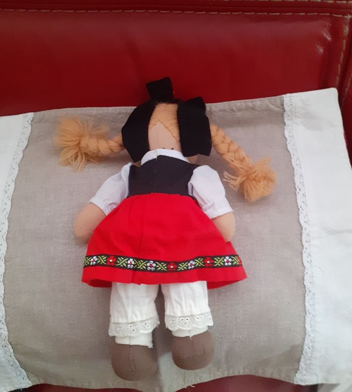 Poupée chiffon Alsacienne *27 cm - photo numéro 7