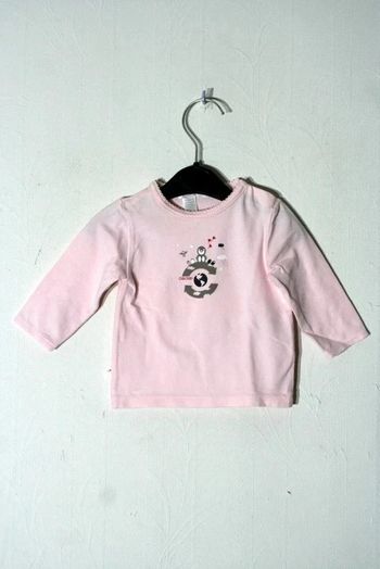 Haut manches longues rose Obaibi 3m