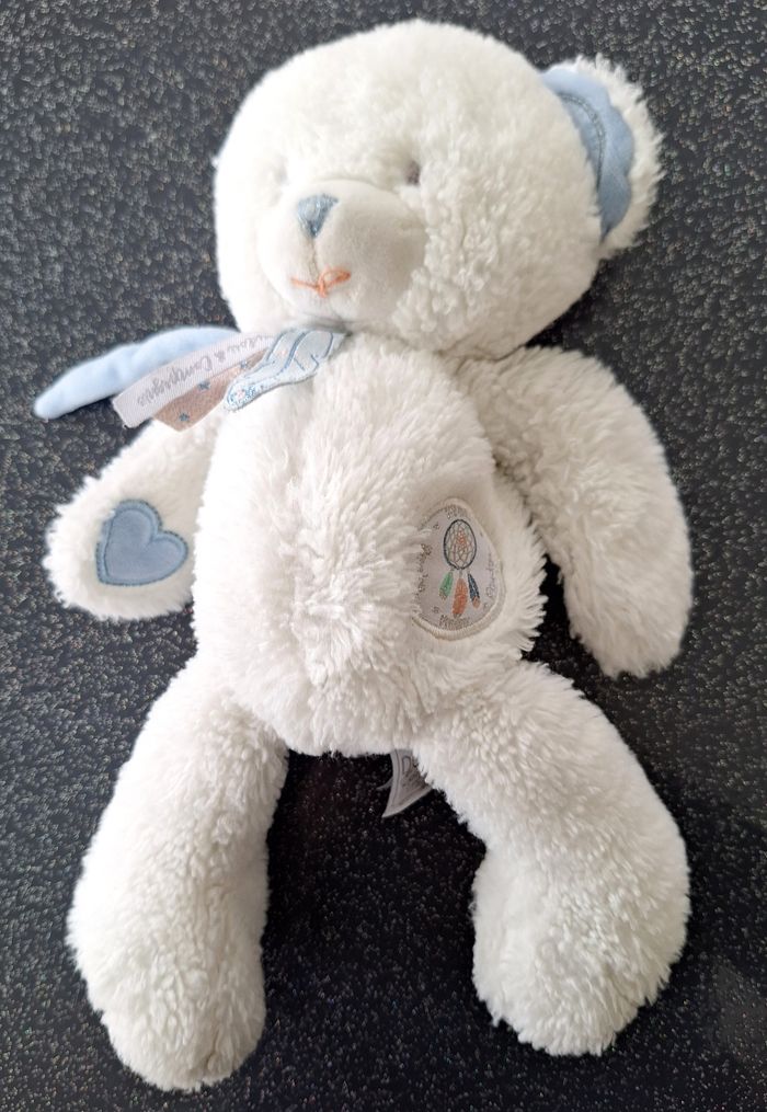 PELUCHE OURS ATTRAPE-REVE BLEU / DOUDOU ET COMPAGNIE - photo numéro 2