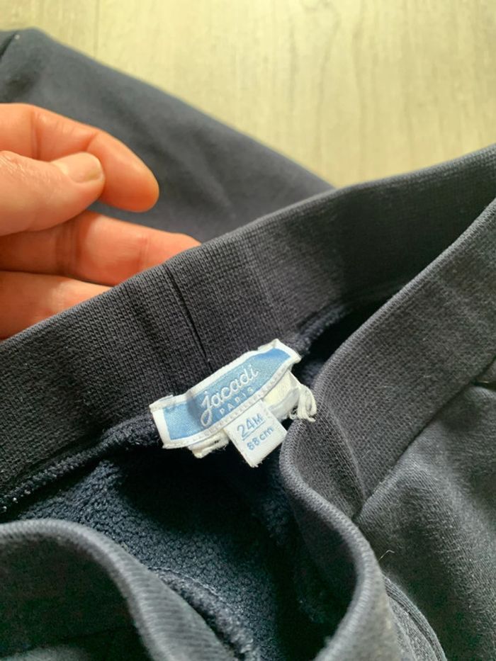 Pantalon bleu marine, Jacadi, 24 mois en bon état - photo numéro 3