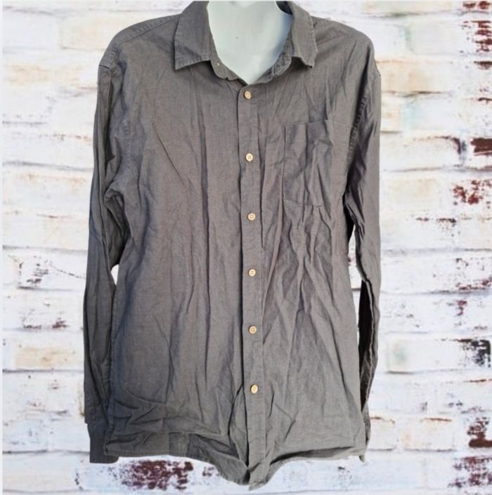 Superbe chemise végé grise - photo numéro 1
