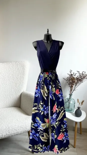 Combi bleu marine soldée