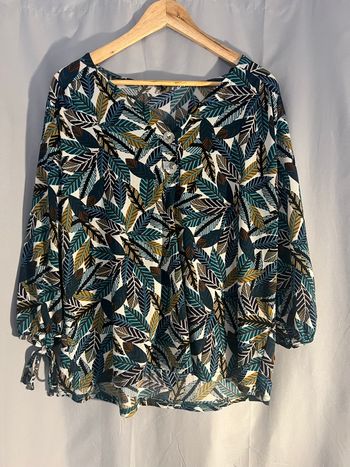 Blouse femme manches 3/4