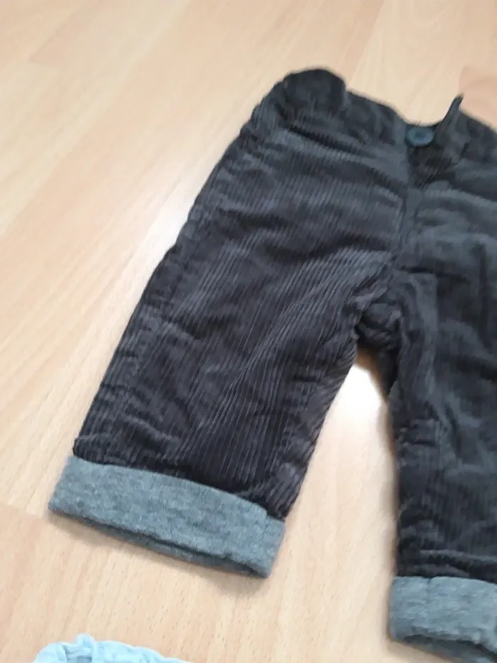 Lot de 2 pantalons velours côtelé - photo numéro 2