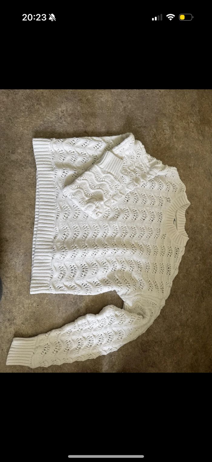 Pull blanc