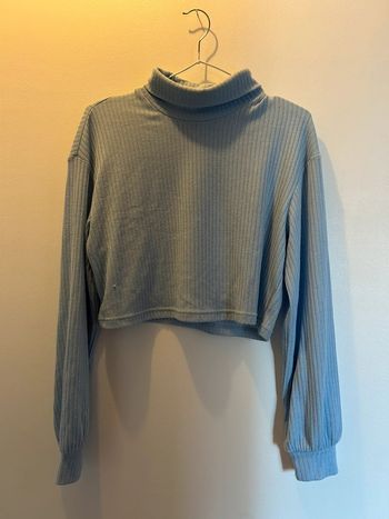 Pull à manche longue avec col roulé