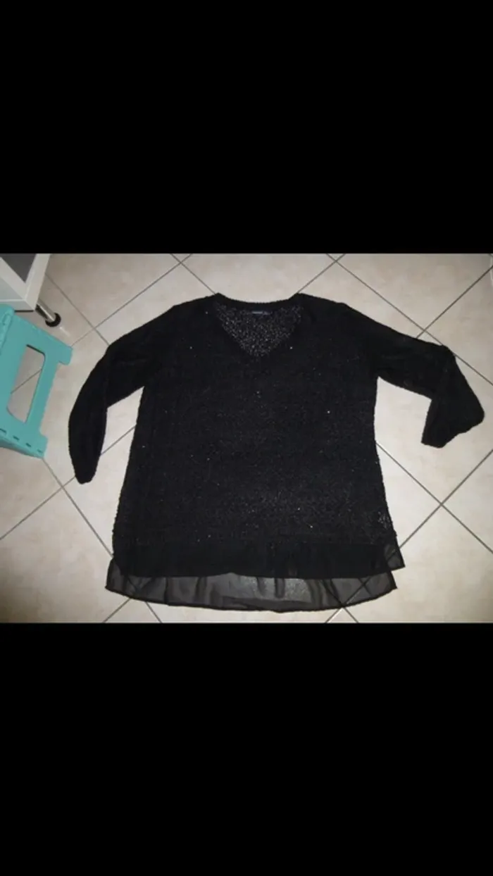 Pull long col V In Extenso XXL