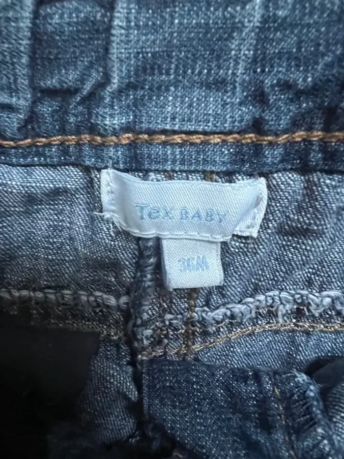 Ensemble jupe jean tee shirt ML 3 ans - photo numéro 3