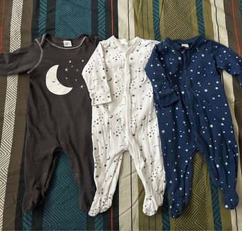 Lot de 3 grenouillères H&M 1/2 mois