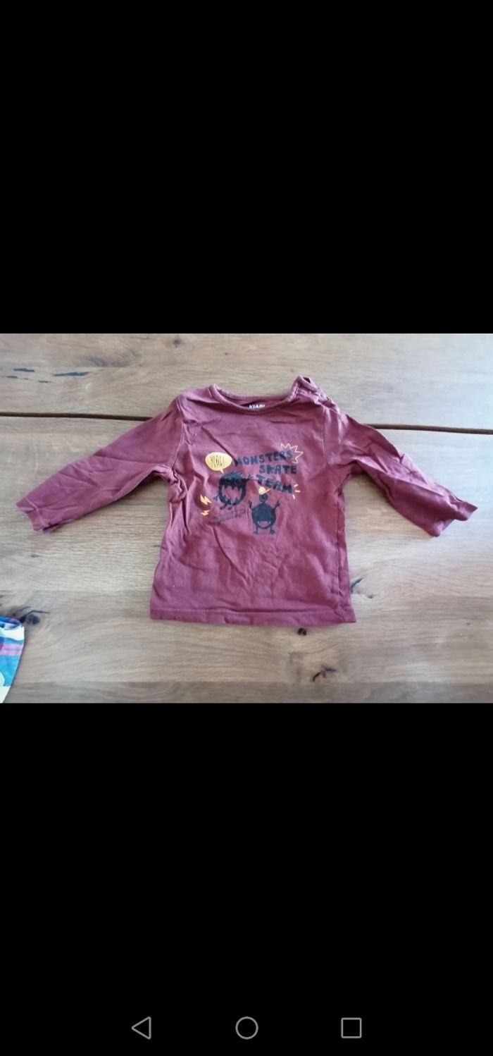T-shirt manches longues 6 mois