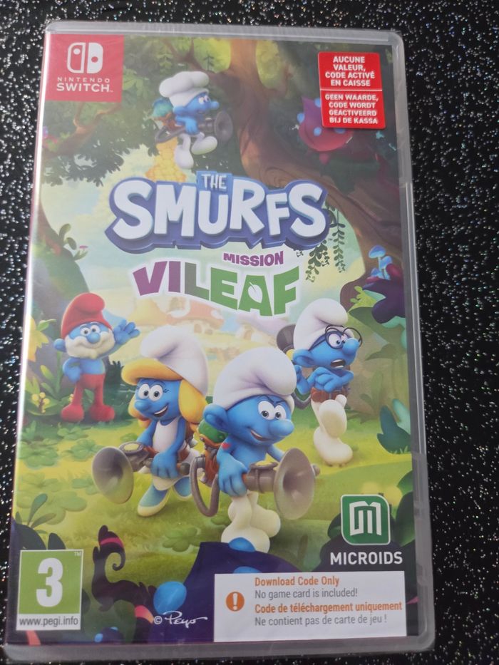 Jeu Nintendo switch the smurfs mission vileaf