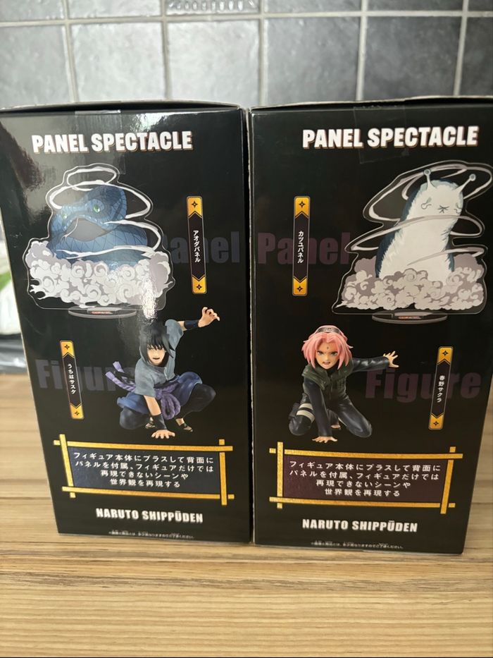 Lot figurines panel Naruto shippuden - Sasuke et Sakura - photo numéro 2