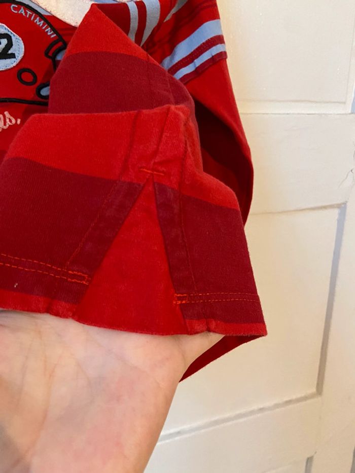 Tee-shirt manches longues rouge Catimini 8 ans - photo numéro 6