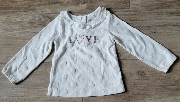 Ensemble t-shirt manches longues et jeans paperbag taille 36 mois - photo numéro 2