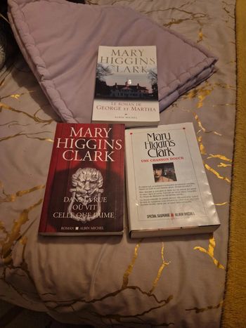 Lot 3 livres Mary Higgins clark