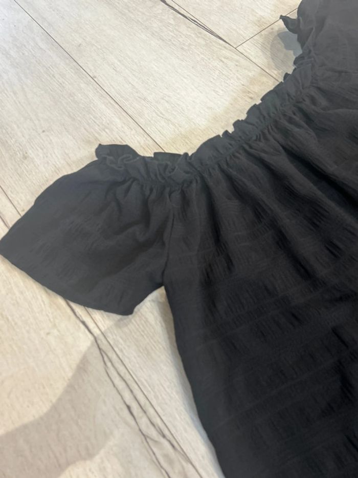 Robe tunique à plis col bardot - photo numéro 4