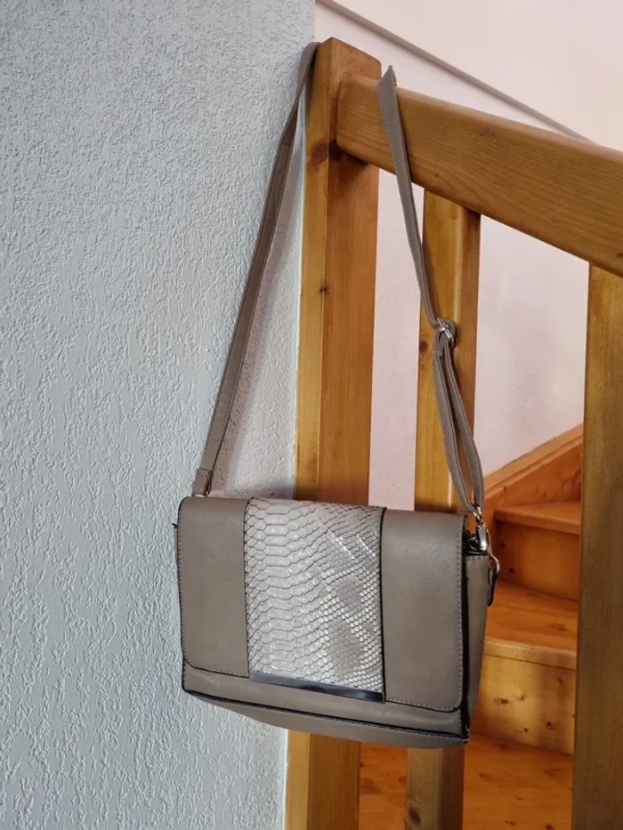 Sac bandoulière beige