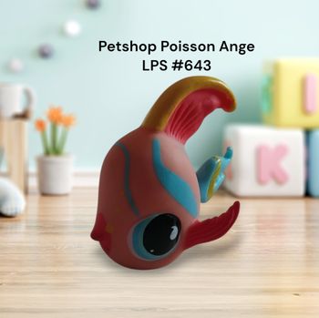 Little Petshop Poisson Ange LPS #643 Hasbro