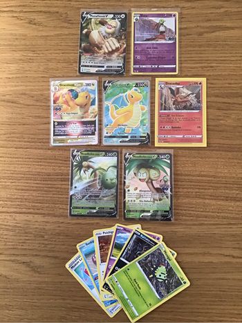 Lot cartes Pokémon Go neuf dracolosse dracaufeu Noadkoko d'alola monaflemit xatu reverse