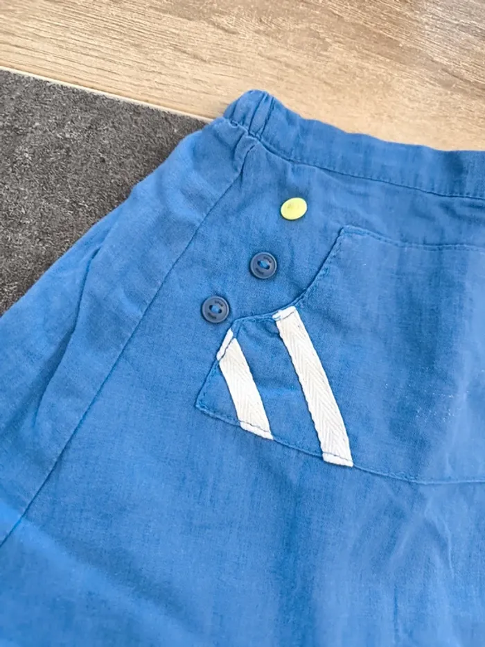 Pantalon doublé coupe sarouel garçon 6 mois Dpam - photo numéro 5