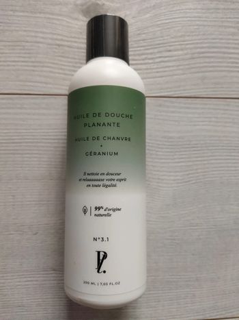 Huile de douche planante au chanvre P.lab