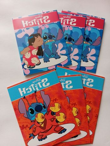 6 Mini coloriages a distribuer pour anniversaire stitch 