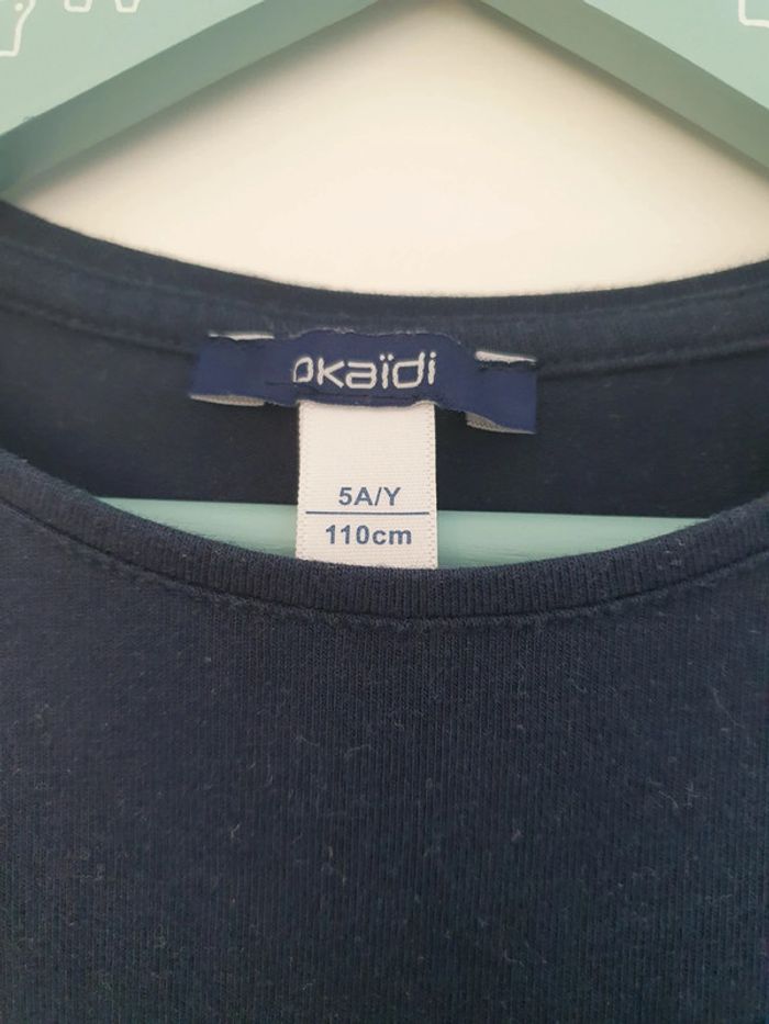 T-shirt étoile fille Okaïdi 5 ans - photo numéro 2