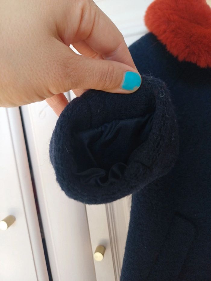 Manteau 70% laine jacadi 2ans - photo numéro 4