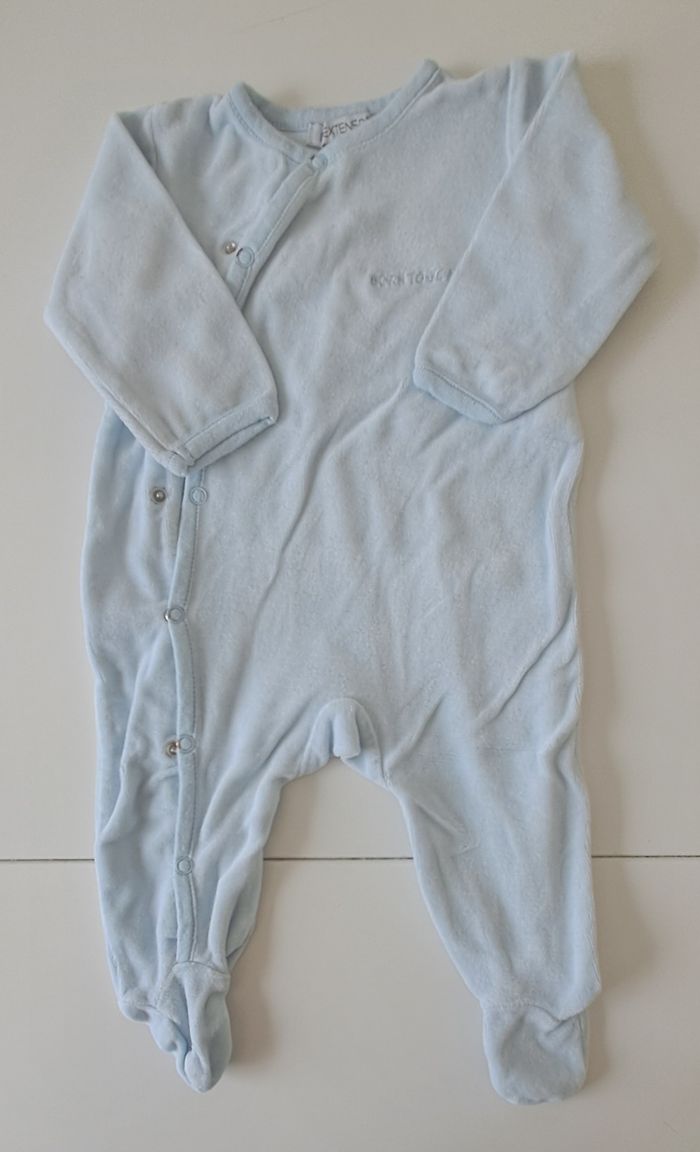 Lot de 6 pyjamas velours - Bébé Garçon - 6 mois - photo numéro 3