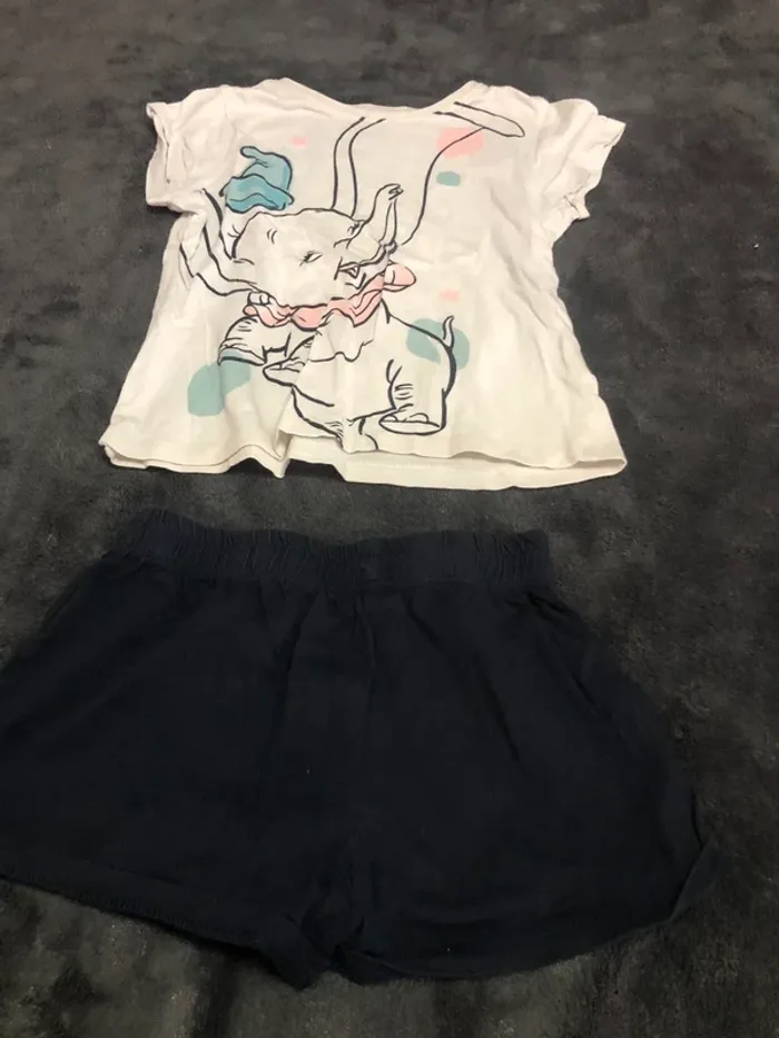 Lot vêtements fille 5 ans jupes tee shirt veste short catimini - photo numéro 13