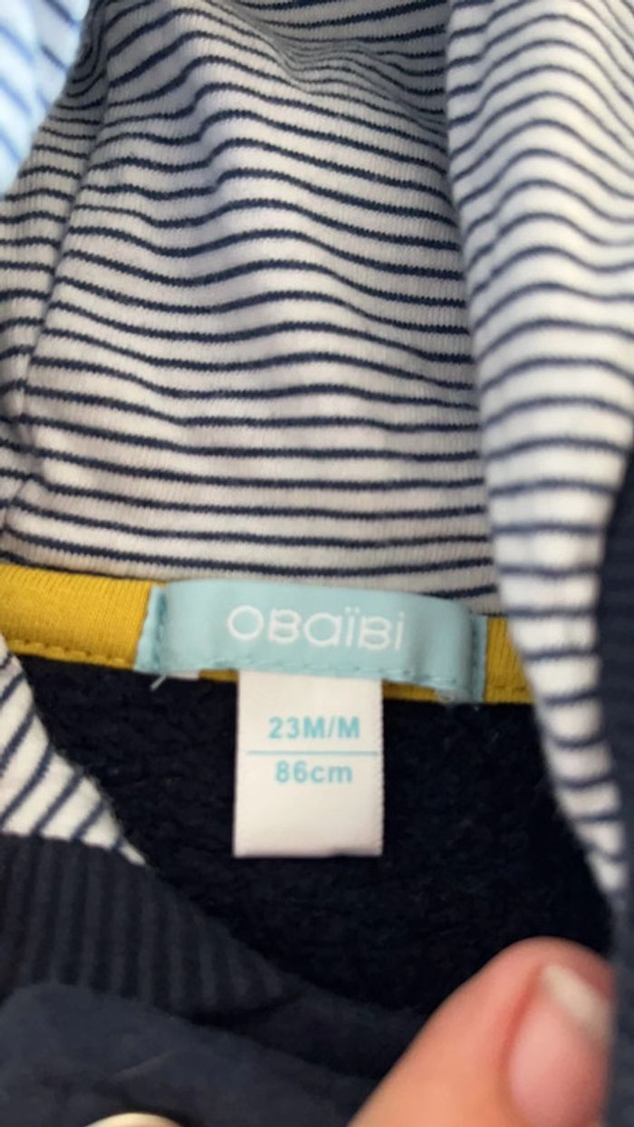 Veste molleton style caban - photo numéro 2
