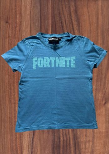 T-shirt enfant garçon bleu Fortnite 10 ans