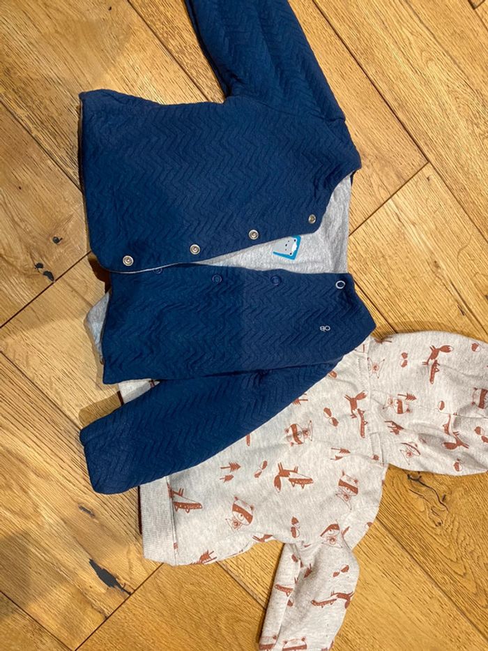 Lot de 2 sweat-shirt 6 mois - photo numéro 4
