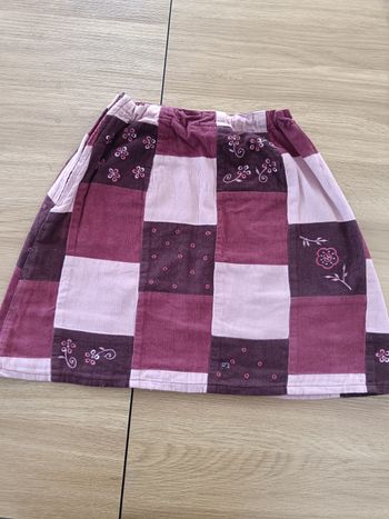 Jupe velours -Kiabi-