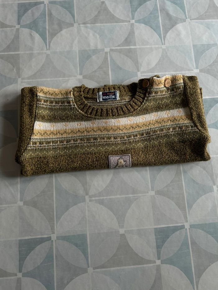 Pull La Mar Maille / Duger - taille 18 mois- neuf - photo numéro 4